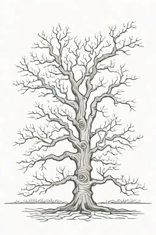 Grandma Tree Without Leaves