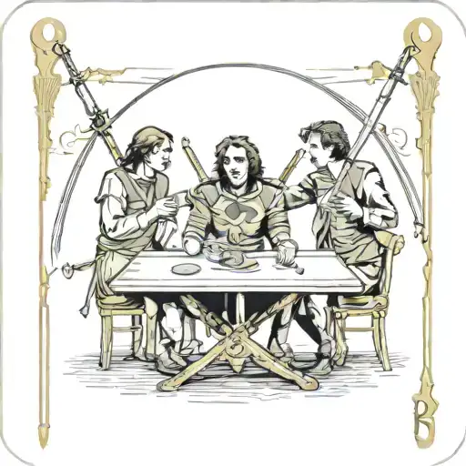 Three Of Swords Tarot Card Joker