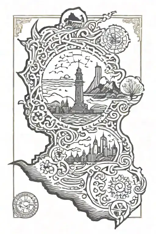 Country Of Chile In A