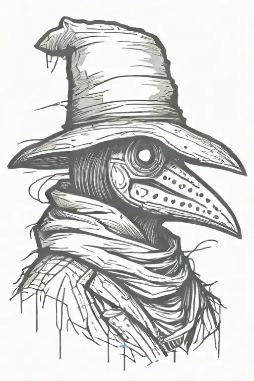 Simple Grafitti Style Plague Doctor