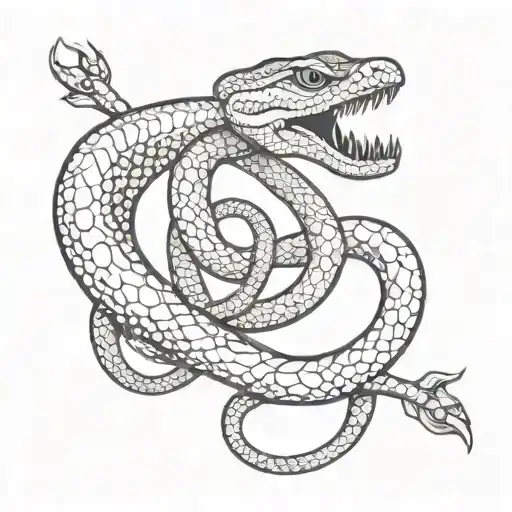 A Hugh Snake Which Is Being Controlled By Lord Shiva