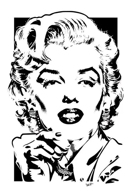 Marilyn Monroe Gangster Style
