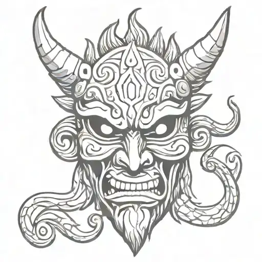 Puerto Rican Demon Mask