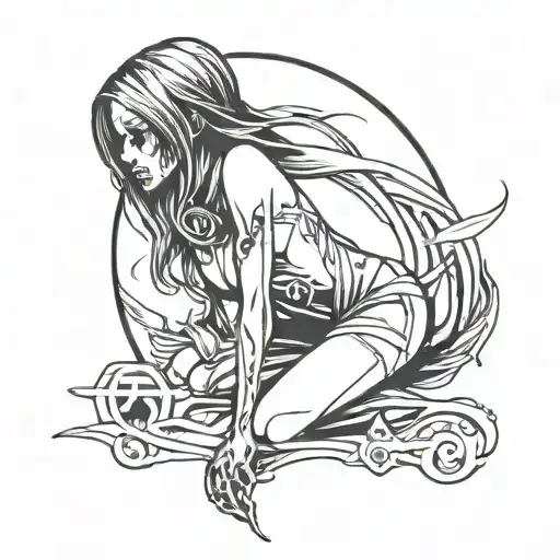 Death Girl Gothic Sexy