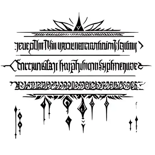 Nordic Scripture Designs Embedded Within