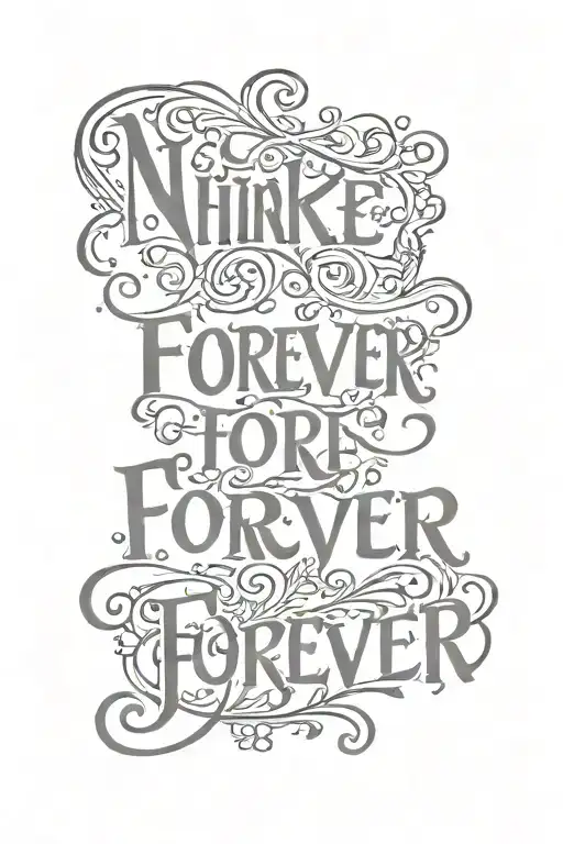 Text 'Nienke Forever' Written Inside Representing The Client's Love
