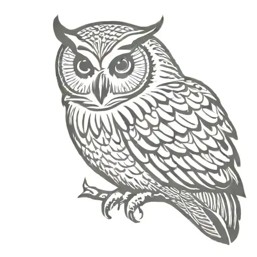 Owl Stencil