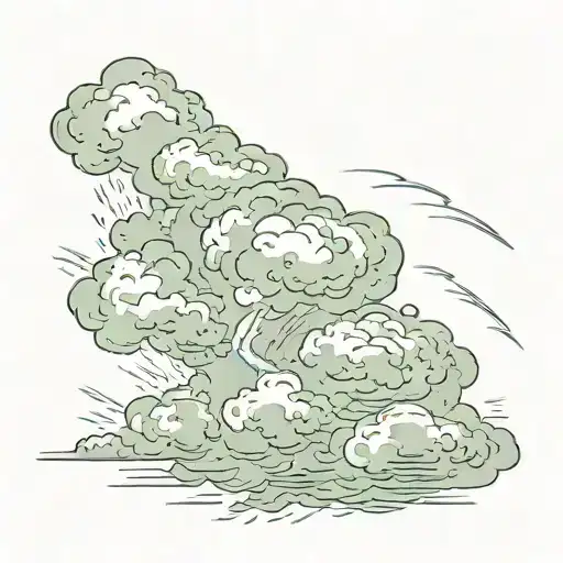 8 With A Storm Cloud Storm With Lightning