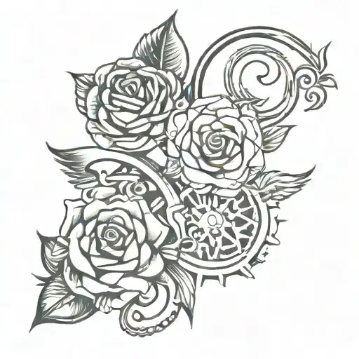 Tattoo Combining Respect Knowledge And Friendship