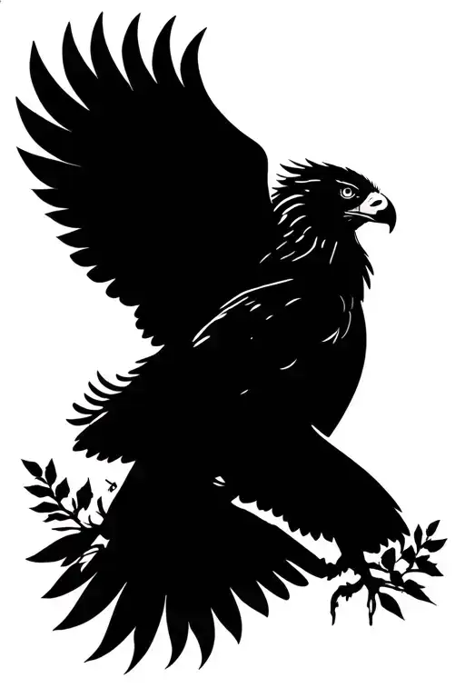 Eagle And Nature