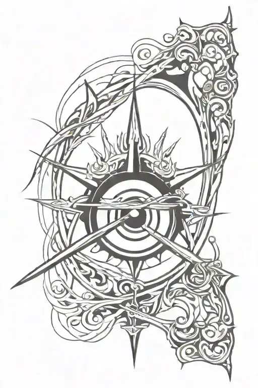 Lucifer's Eye With A Sword