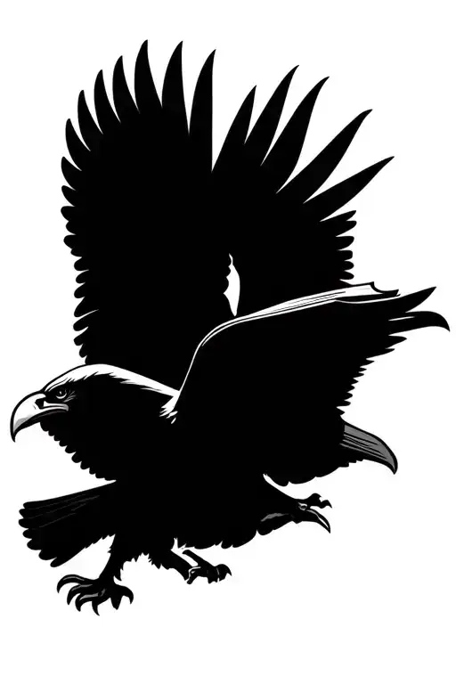 Flying Eagle On Top Book Open