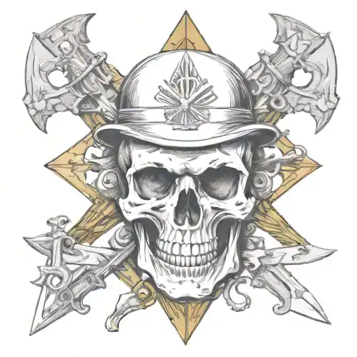 Skull Weapons And Knives Freemasonry