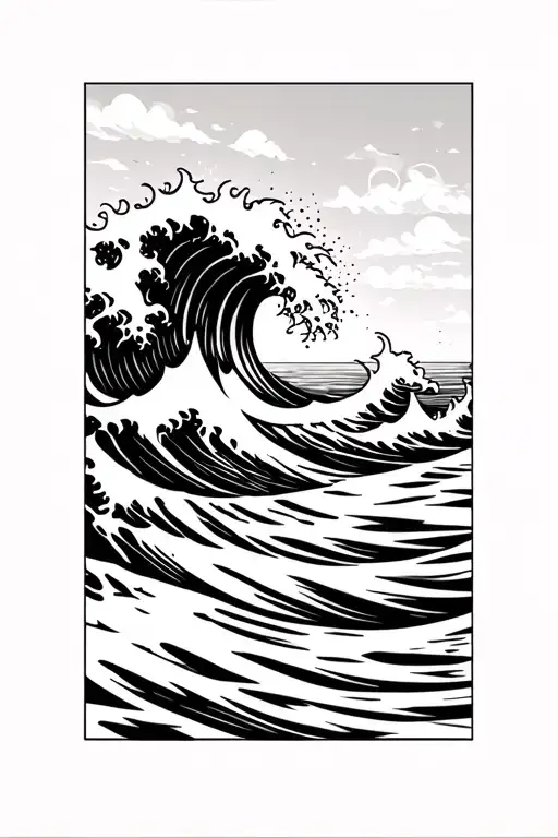 Summer Waves Forming No Baxk