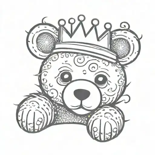 Teddy Bear With A Crown
