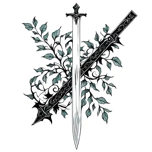 Sword And Ivy Vines