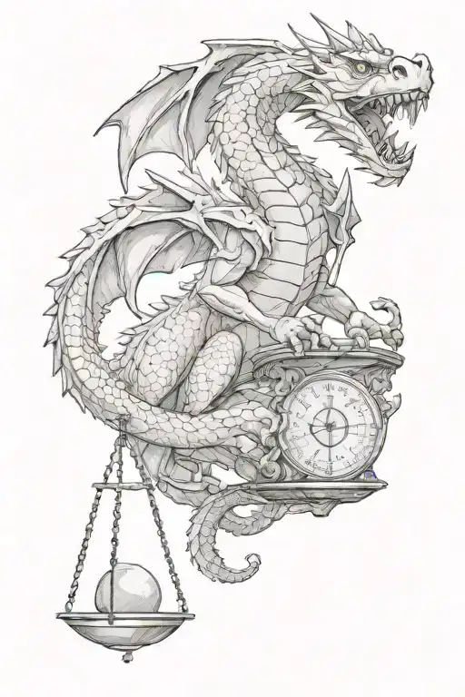 Dragon Holding Libra Scale