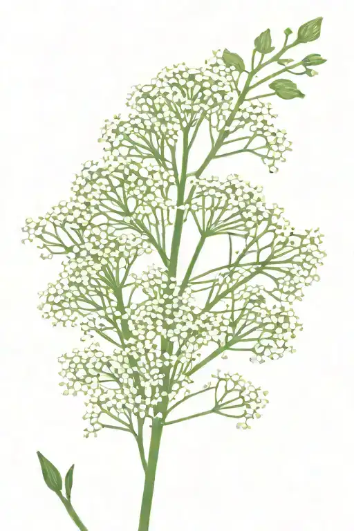 Fine Line Baby's Breath Flowers Long Stem