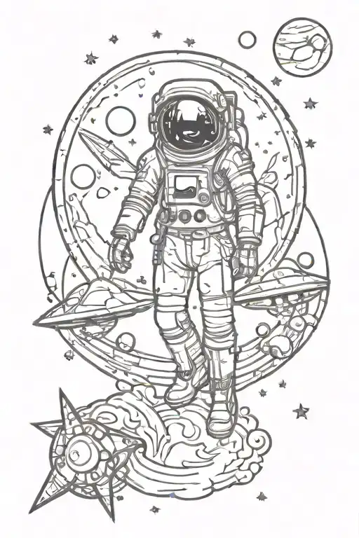 Beautiful Space Themed