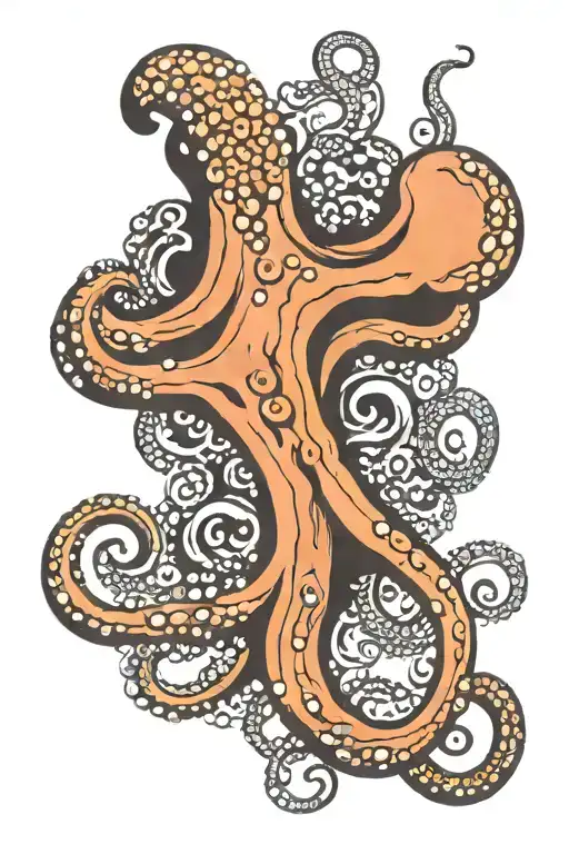 Lps Coral With Octopus Tentacle