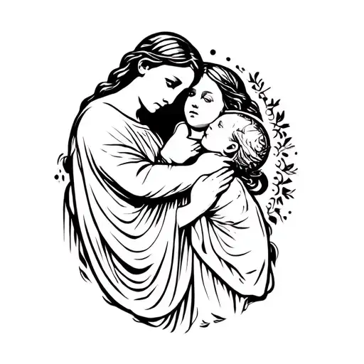 God Protecting A Little Girl