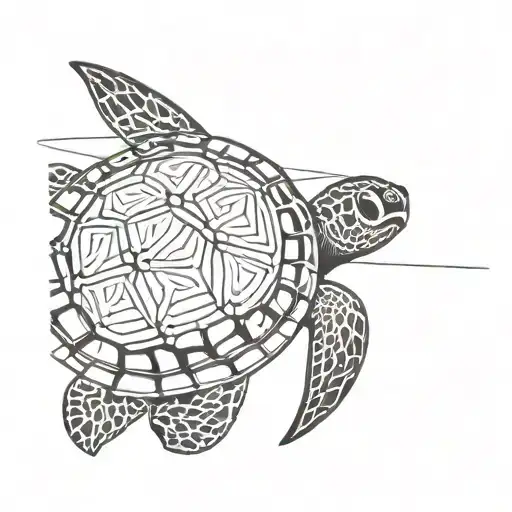 Turtle And Face