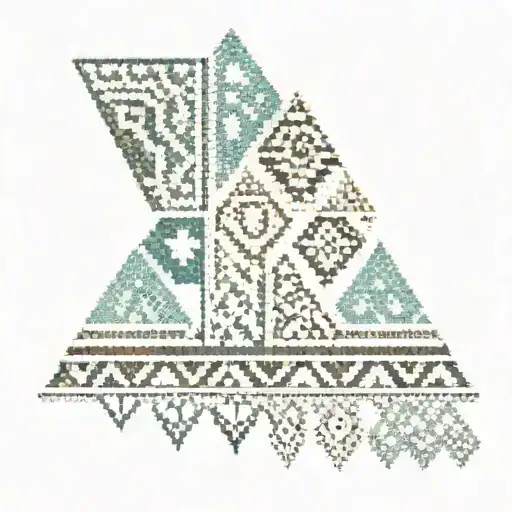 Combine Traditional Native American Geometric Patterns With Delicate Crochet Lace Details