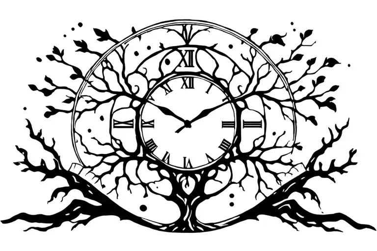 Clock And Tree Of Life