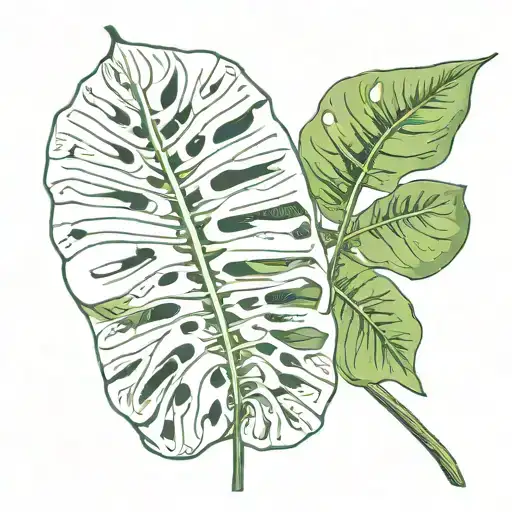 Monstera Leaf Morphing