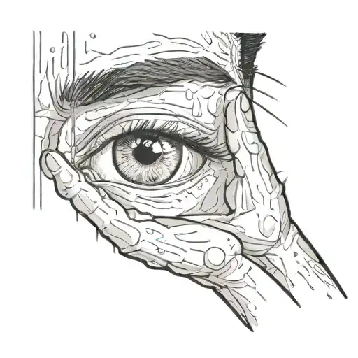 Pain Of Being Left By Your Gf Eye On Arm