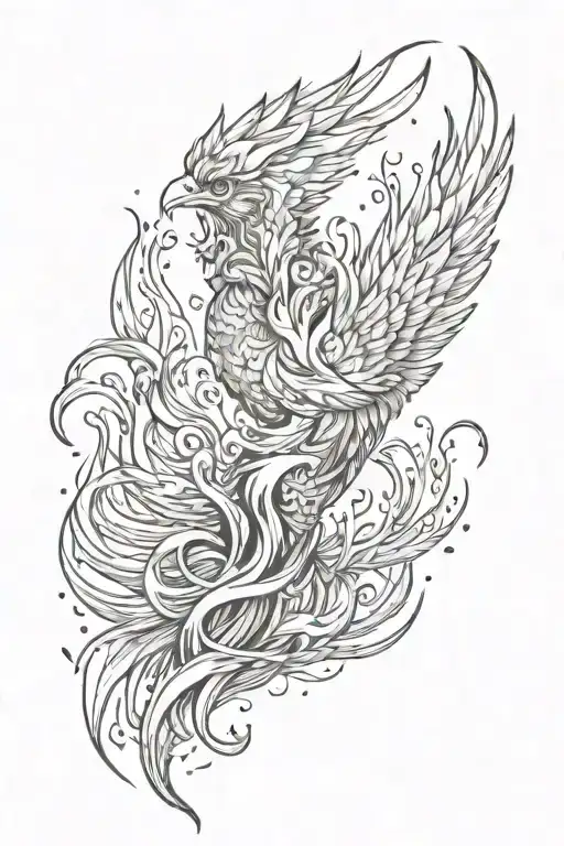 Phoenix Bursting From Warped Mind