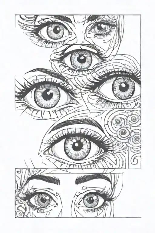 Eyes And The Background