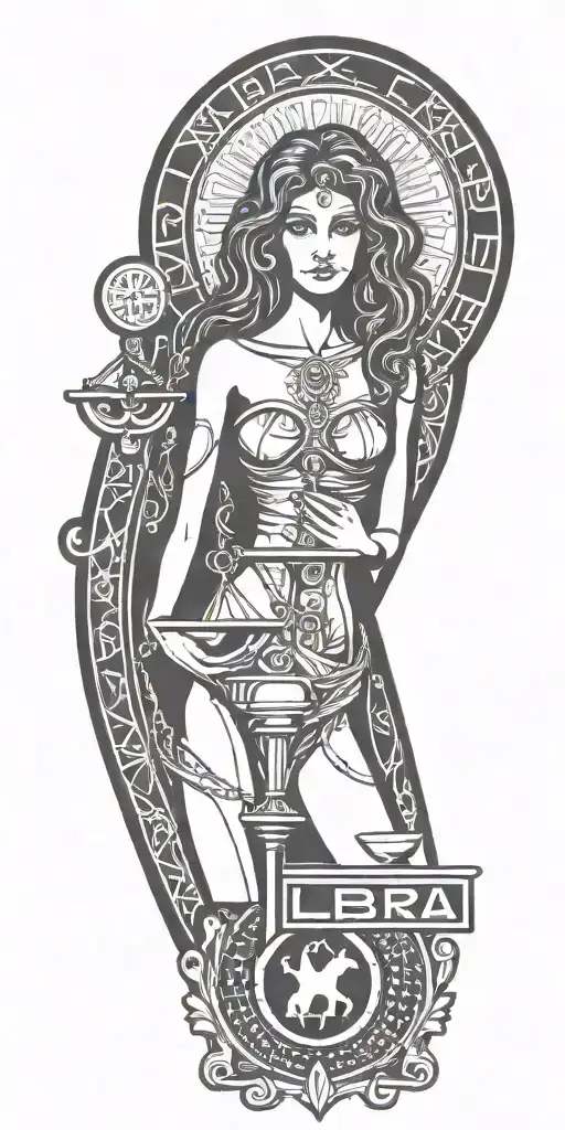 Libra And Young Sexy Woman Betrays