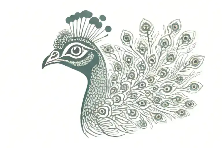 Peacock Eye Surrounded