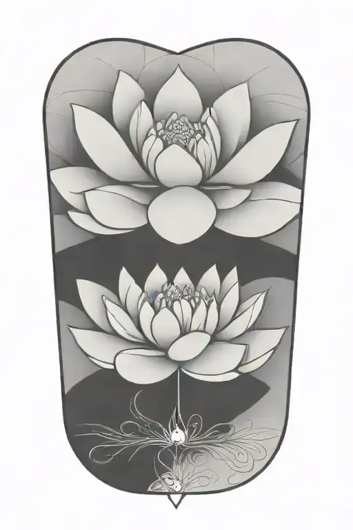 Sacred Geometry Lotus Flower Blooming