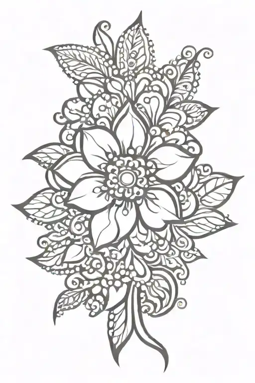 Henna Flowers