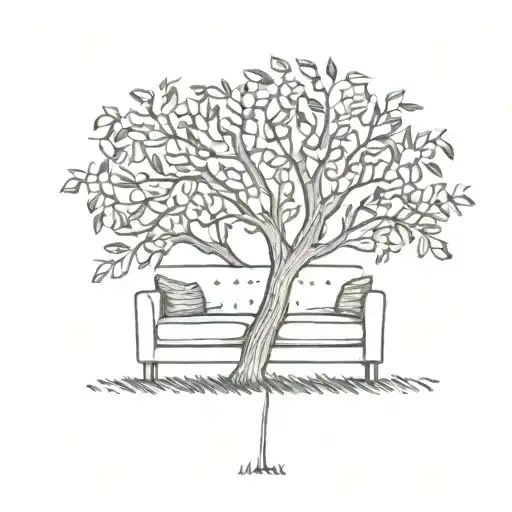 Couch And Tree