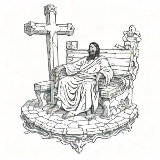 Thrones Jesus Cross