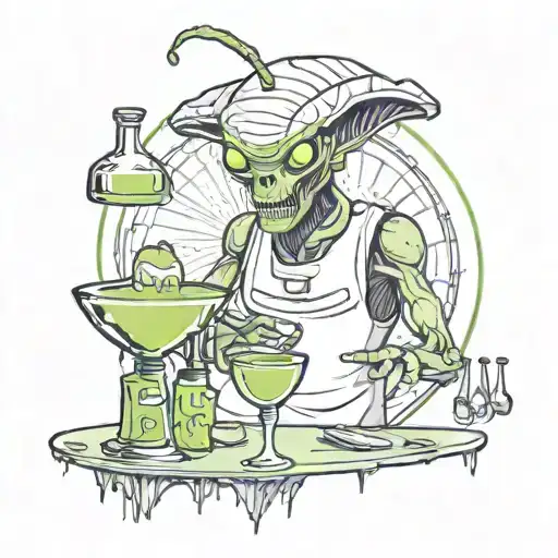 Alien Bartender