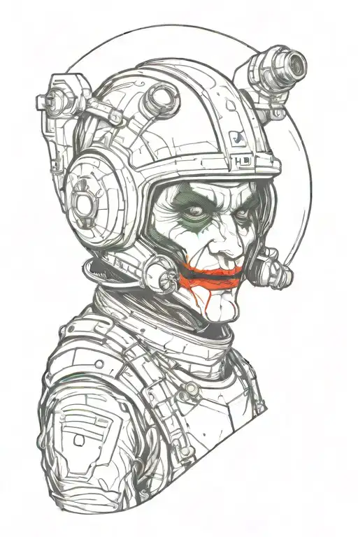 Joker Astronaut Helmet