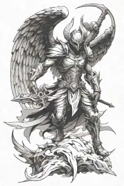 Destroyer Angel In Battle