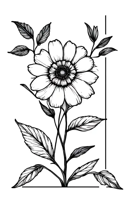 3 Square Flowers For Black And White Tattoo Handpoke Tattoo Without The Rectangle Rod