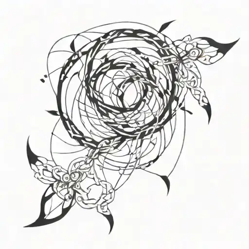 Morgenstern On A Chain Wrapped Around The Collarbone