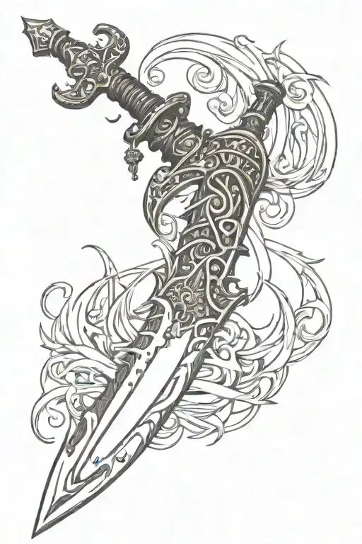 Swords Dark Style Belly