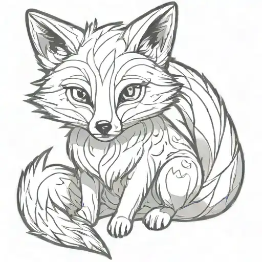 Firefox In The Shape Of A Fox Playing