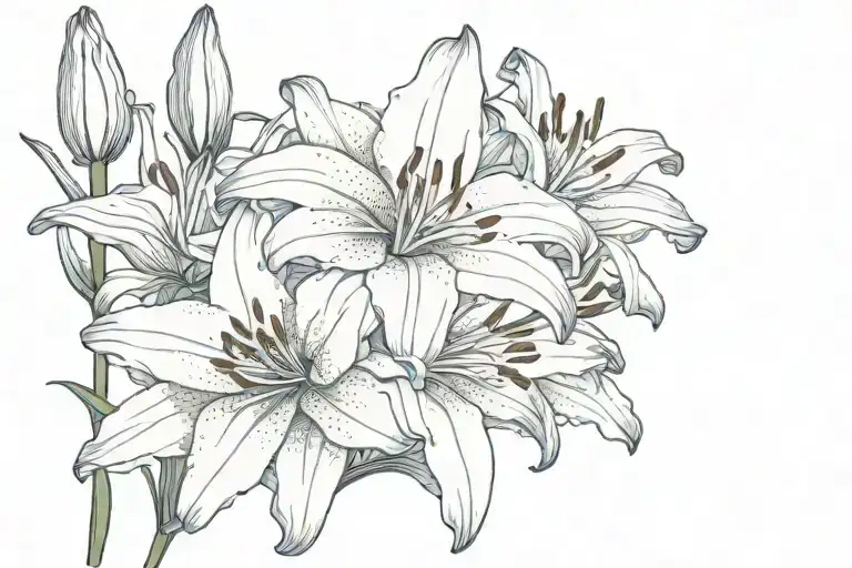 Ornamental Lily Flower