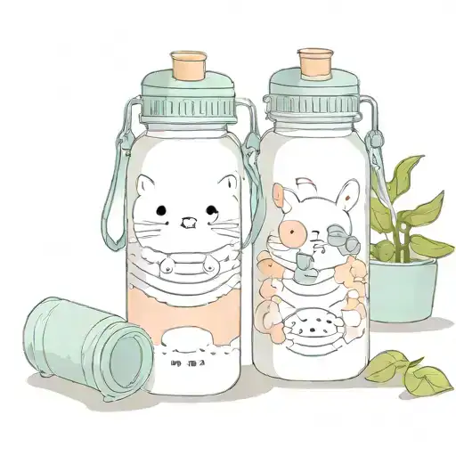 Minimalist Cute Water Bottle