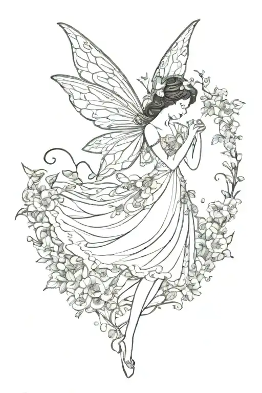 Fairy Patterned Plain