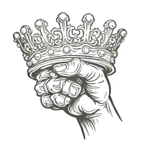 Owen Name With A Crown And Fist Bumping