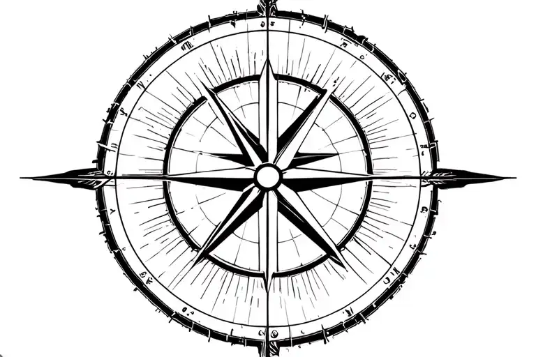 Wind Rose Post Apocalypse Map